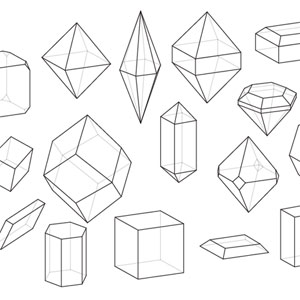 how to draw crystals