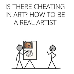 is there cheating in art