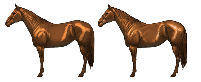 how-to-draw-horses-shading-shiny