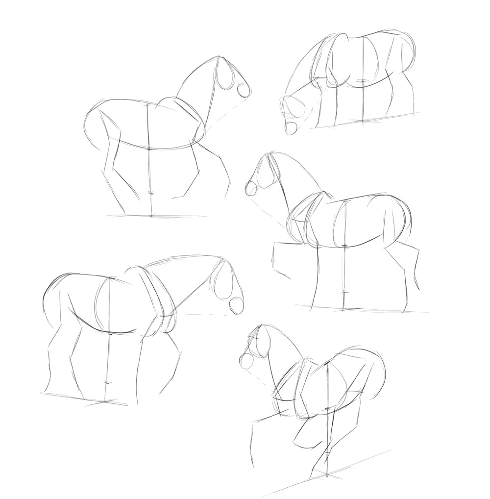 SketchBook Original: How to Draw Horses – Monika Zagrobelna