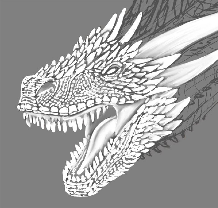 SketchBook Original: How to Draw and Paint Drogon Digitally – Monika