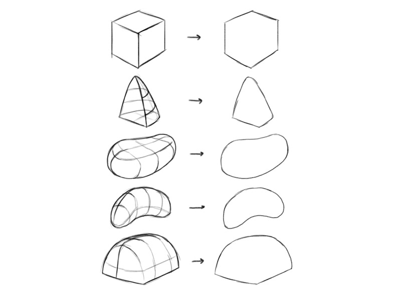 how to draw 3d shapes