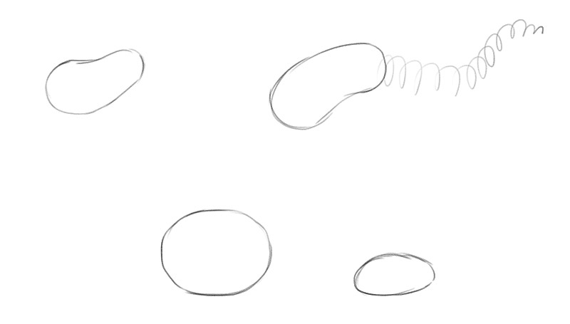 draw the 2d outline of the 3d shape
