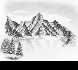How to Draw a Winter Landscape From Scratch
