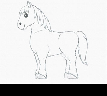 Drawing for Kids: Draw a Pony