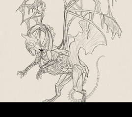Create Zombie Dragon Concept Art: Design and Sketch
