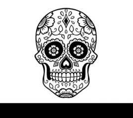 How to Draw a Sugar Skull