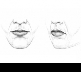 How to Draw Lips and a Mouth