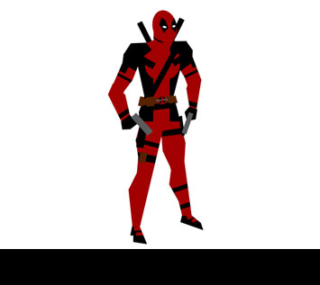 How to Create a Simple Geometric Vector Deadpool in Adobe Photoshop
