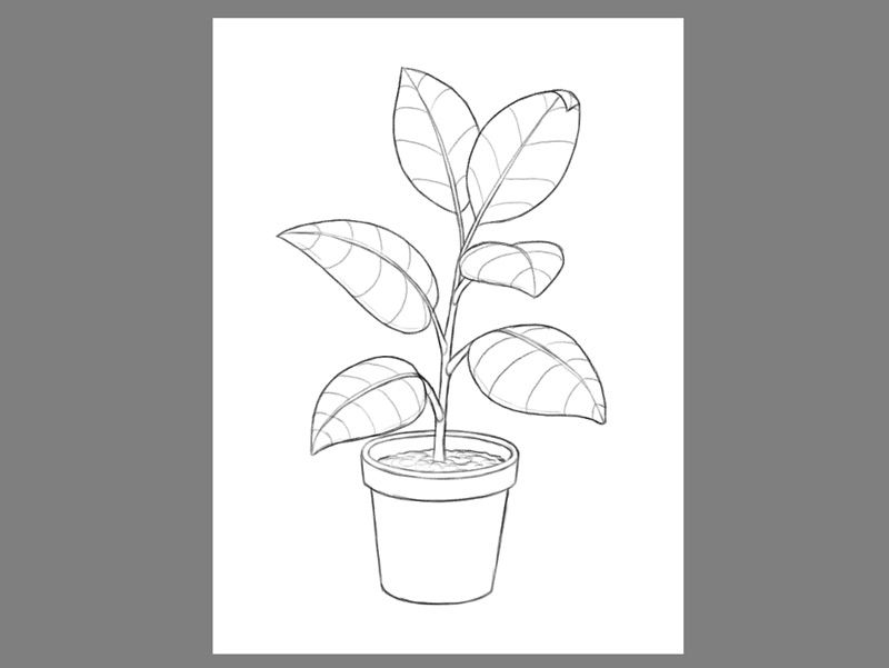 line art example