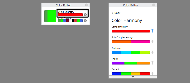 SketchBook Help, Color Editor