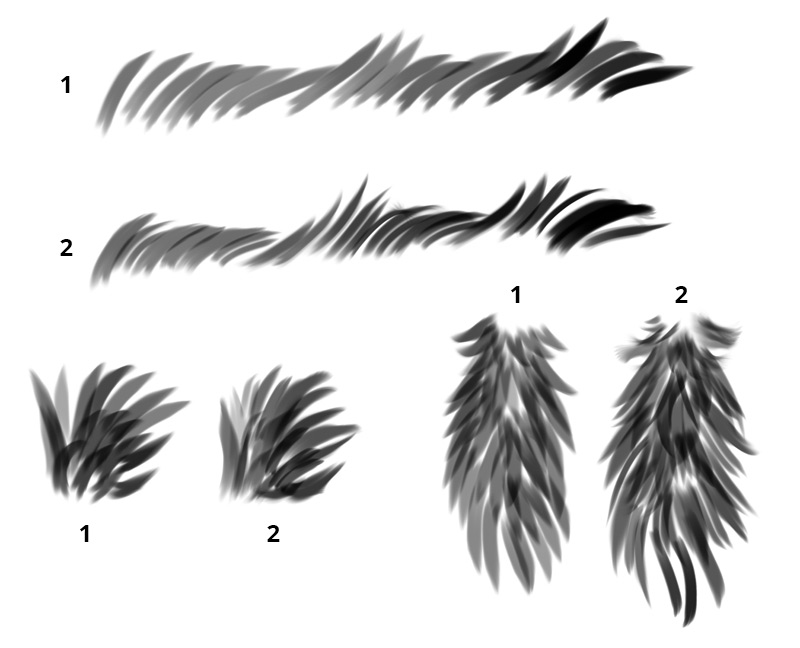 how to draw fur more naturally
