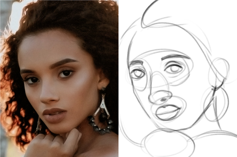 how to finish the face