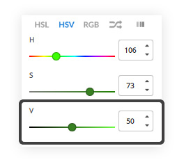 value slider