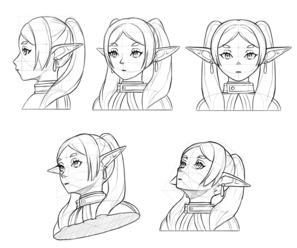 frieren head turnaround