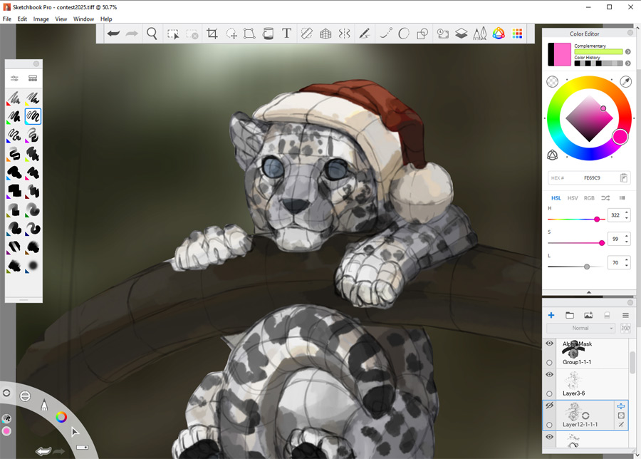 sketchbook pro interface