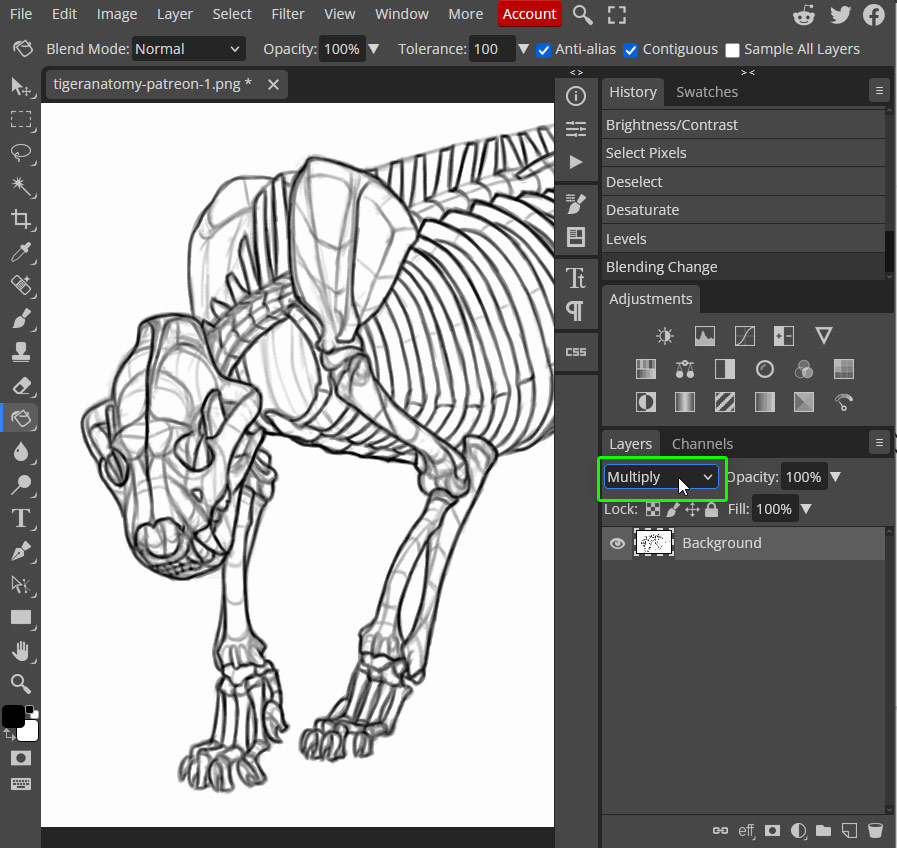 how to make layers background transparent
